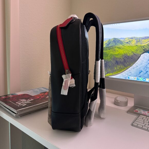 Coach Westway Backpack In Signature Canvas With Coach Radial Rainbow C6856 - Picture 5 of 7